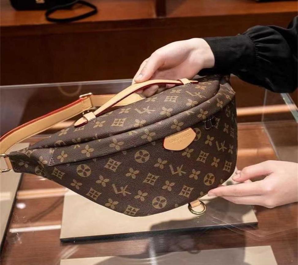 

2023 Handbags On 80 off Designers luxurys Women Men Body Shoulder Bag Waist Bumbag Cross Fanny Pack Bum Bags9406818, Brown