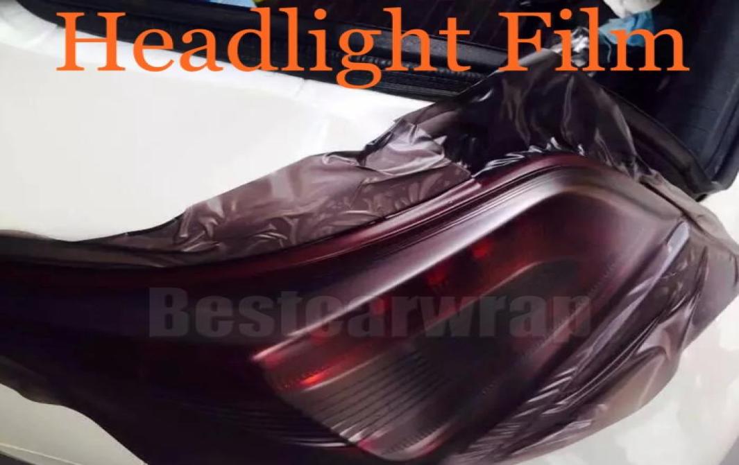 

1 roll Matte smoke Car Headlights Tinting Headlamp Tint film Light black lamp tint Vinyl size 03x10mRoll8513972