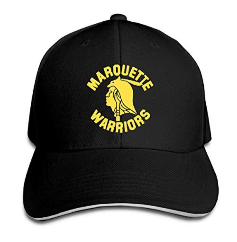

Marquette Warriors Baseball Cap Adjustable Peaked Sandwich Hats Unisexe Men Women Baseball Sports Outdoors Hiphop Cap9539053, Blue