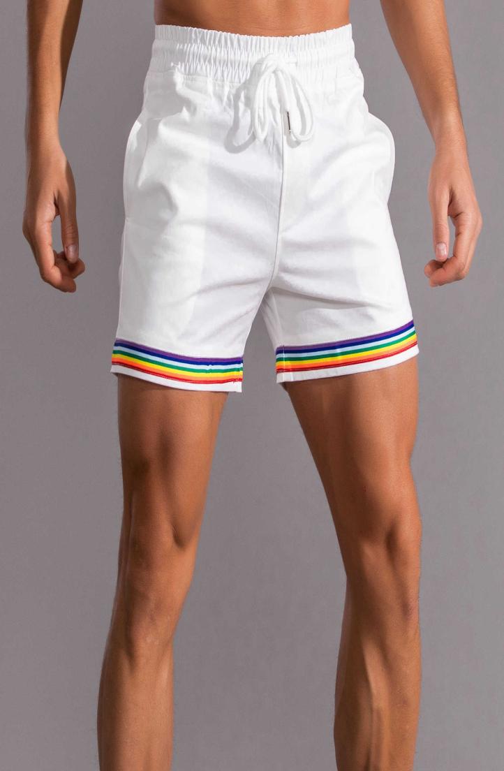 

Gay man shorts rainbow male shorts X070501234567895057720, Black