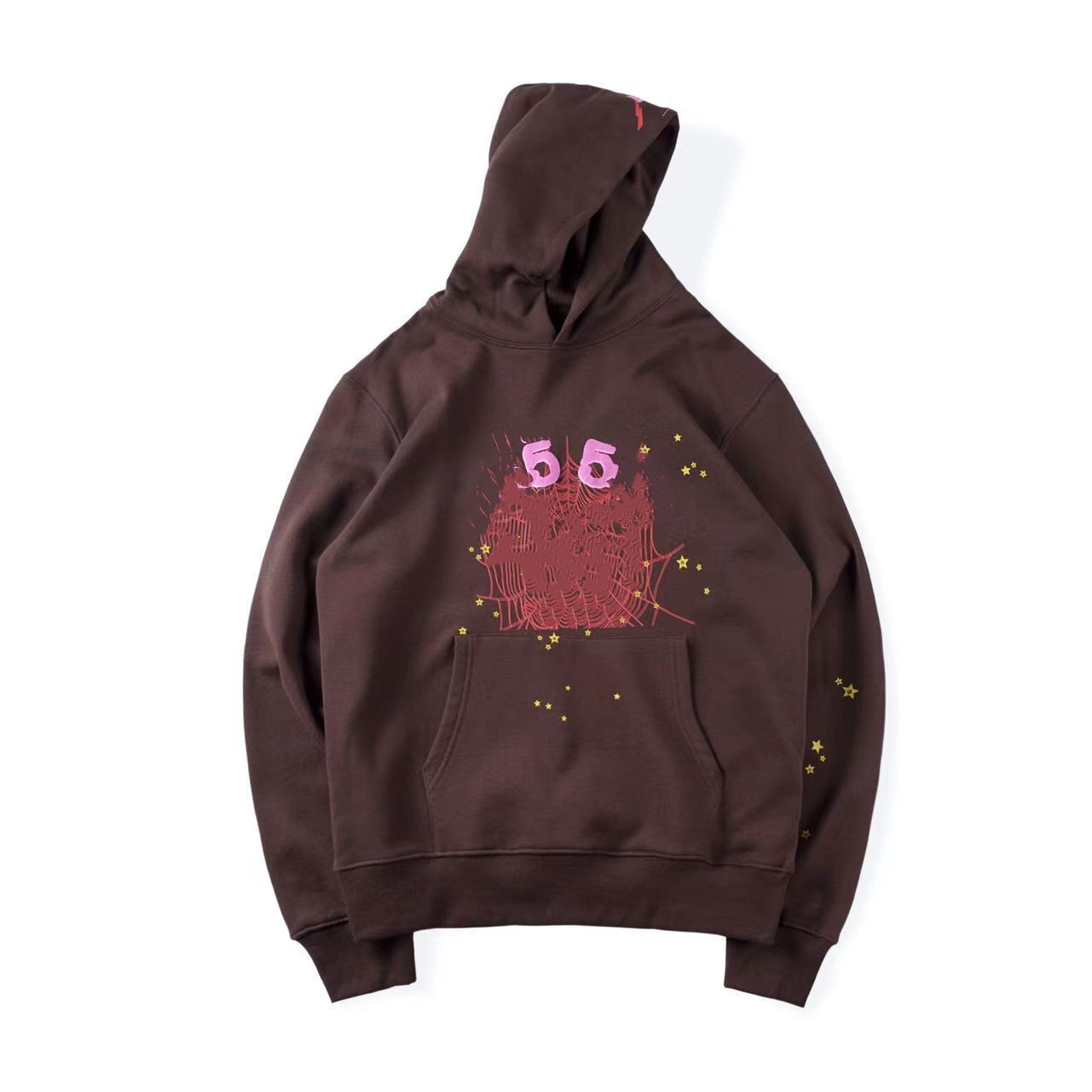 

23ss Spider Pink Sp5der hoodies Young Sweatshirts Streetwear Thug 555555 Angel Hoody Men Women 11 Web Pullover Fast Delivery, The same as original