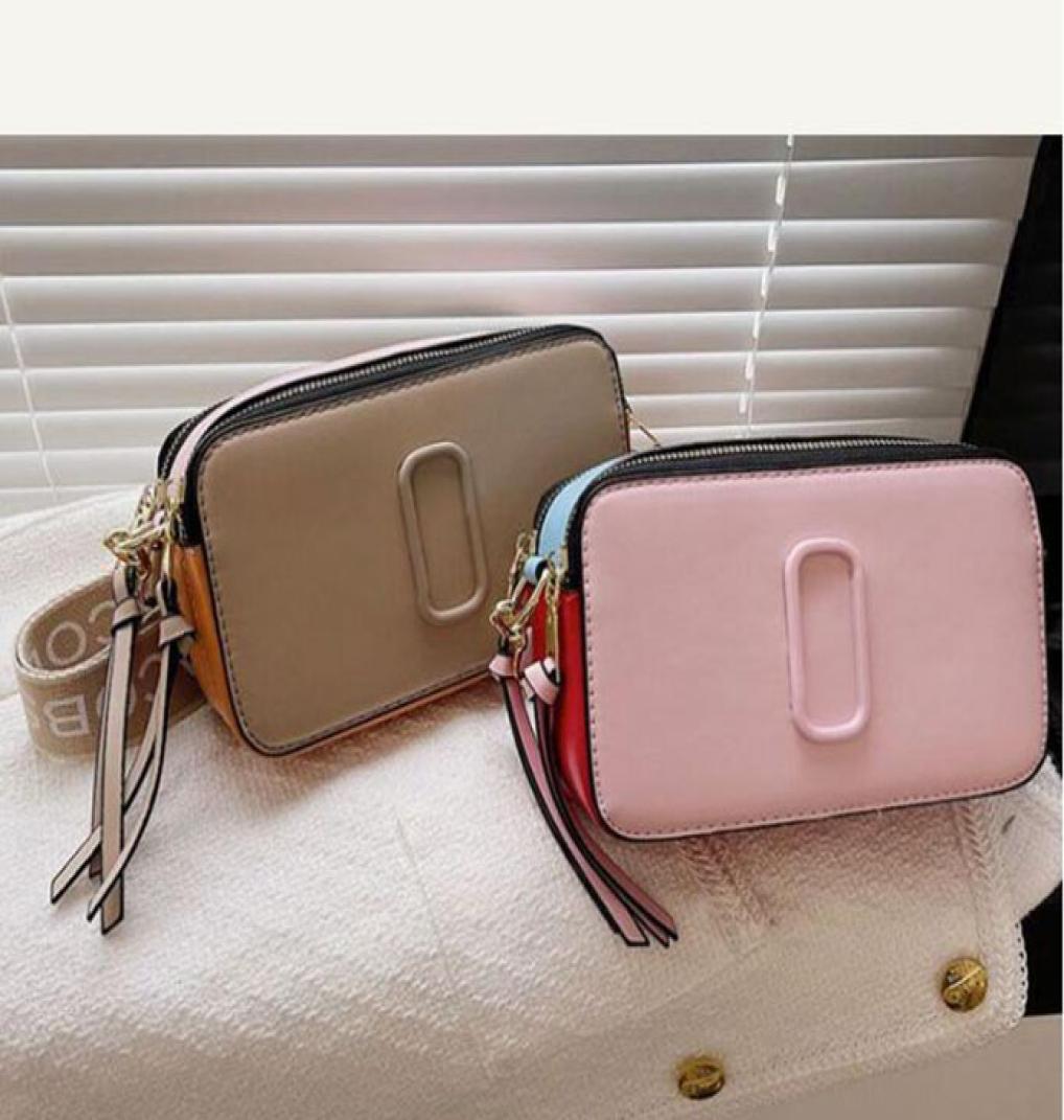 

Designer Womens Shoulder Bag Letter pink green black Color Contrast Camera Bags Versatile Messenger Bags 20128cm M00126677607