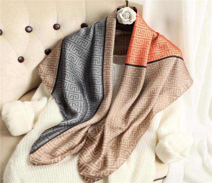 

Summer Designer Letters Print Flower imitate Silk Scarf Headband for Women Fashion Long Handle Bag Scarves Paris Shoulder Tote Lug3384153