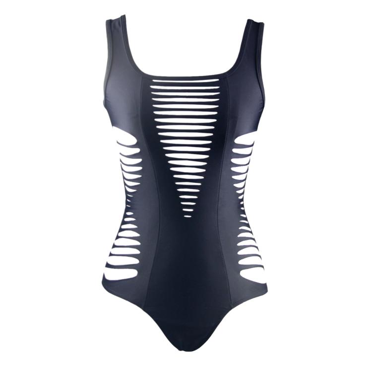 

test Women039s Fashion Sexy Hollow Out Monokini One Piece Swimsuit6882393, Black