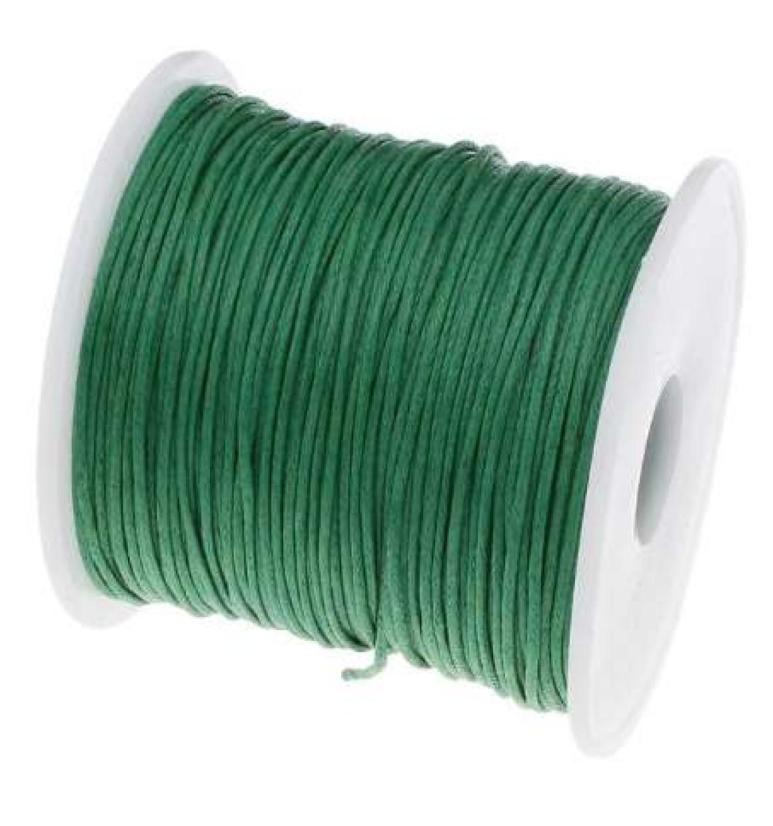 

YYW New Arrival 1mm Dia Beaded Finding Black Red Blue Colorful Jewelry Accessories Cord Thread String Waxed Cotton Cord Cords3338043