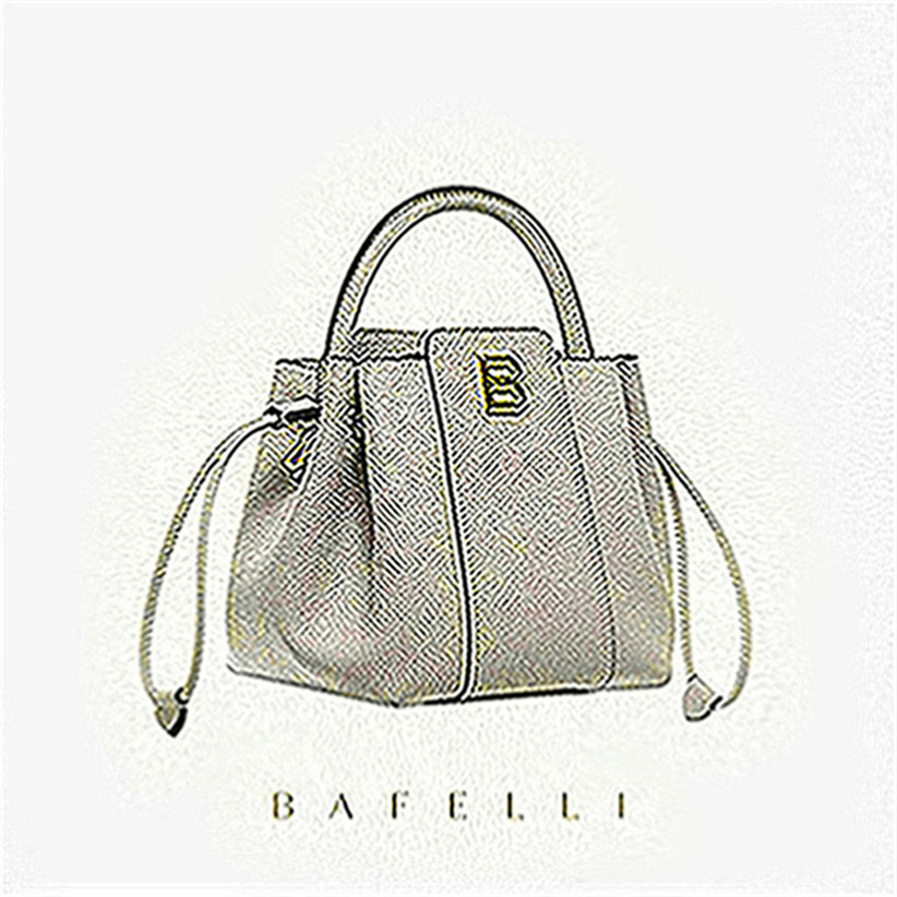 

B24 15-116 fashion Women Shoulder Bags Hand Printed tote bag Small new, Burgundy
