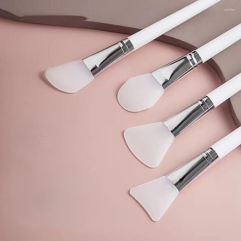 

Makeup Brushes 1Pc White Silicone Facial Mask Brush Professional Mud Cream DIY Skin Care Foundation Gel Cosmetic Beauty Tool