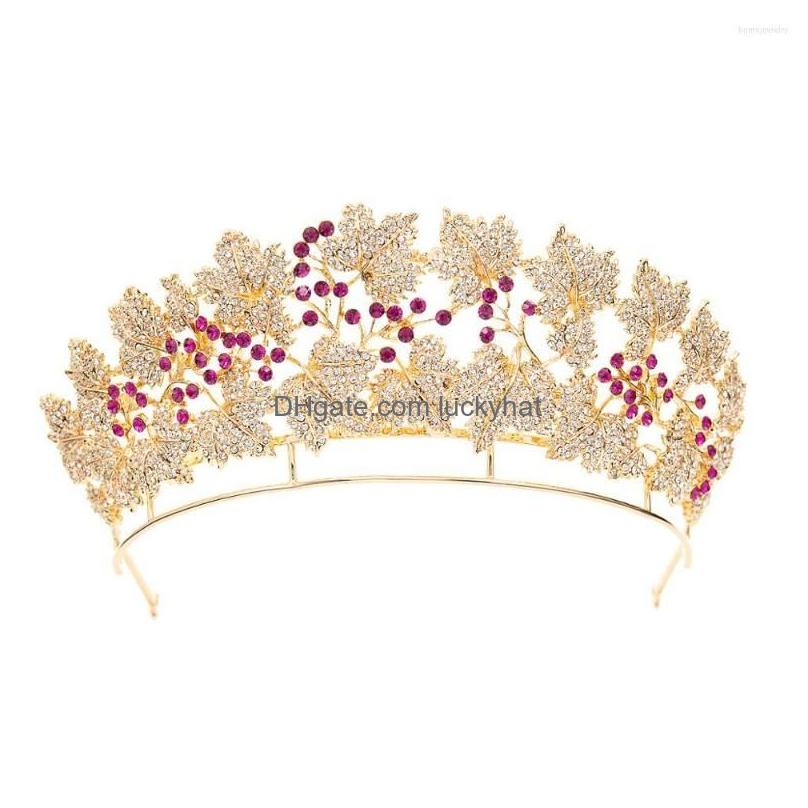 hair clips the danish royal ruby tiara crystal crown princess mary tiaras wedding gold jewelry hg129