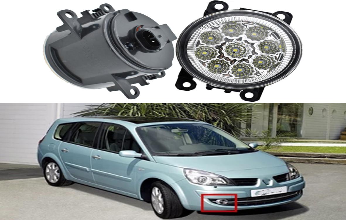 

2x For Renault Scenic II JM0 JM1 MPV 2003 2004 2005 2006 2007 2008 2009 LED Fog Lights H11 Fog Lamp Assembly1361299