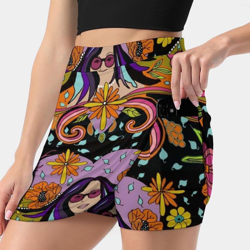 

Skirts Age Of Aquarius Mod Women' Skirt Sport Skort With Pocket Fashion Korean Style 4Xl, Amq