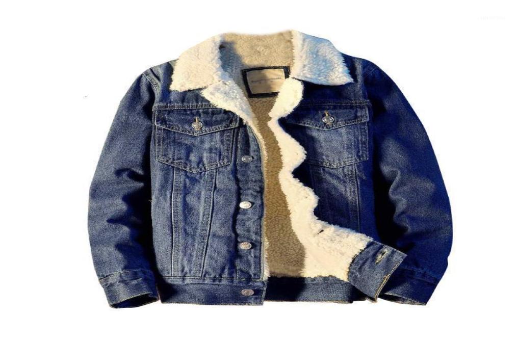 

Men039s Jackets Men Winter Warm Fur Lined Fleece Denim Jacket Casual Cotton Coat Outwear S5Xl Thickening Plus Velvet Lamb Coat3866389, Blue