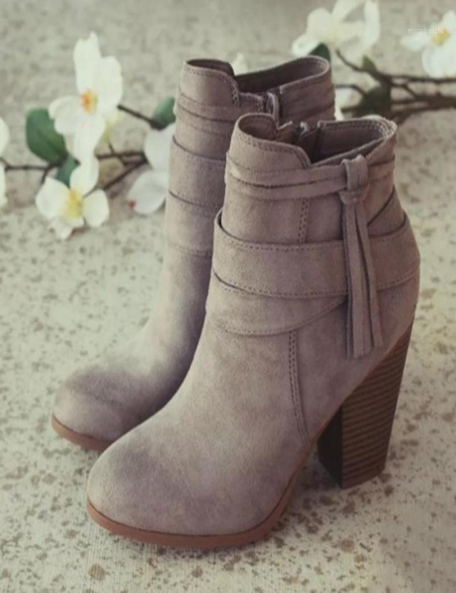 

Ladies Boot Winter Flock Plush Warm Nonslip Zipper Fashion Bandage Cross Tied Female Short Boots Women Booties Snow Boot12761564, Black