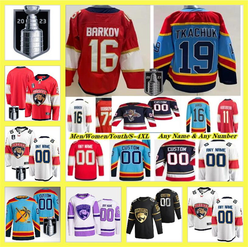 

Matthew Tkachuk Florida Hockey Jerseys Aleksander Barkov Carter Verhaeghe MNHLp Brandon Montour Gustav Forsling Hornqvist Josh Mahura Sam Bennett Anton Lundell, Color