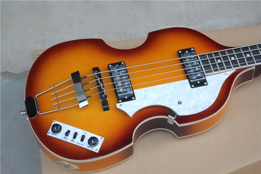 

Sunburst hofner 4-string Bass Guitar Violin bb2 Icon hofner Series Tobacco Explosion Retro ct Electric Bass, free shipping