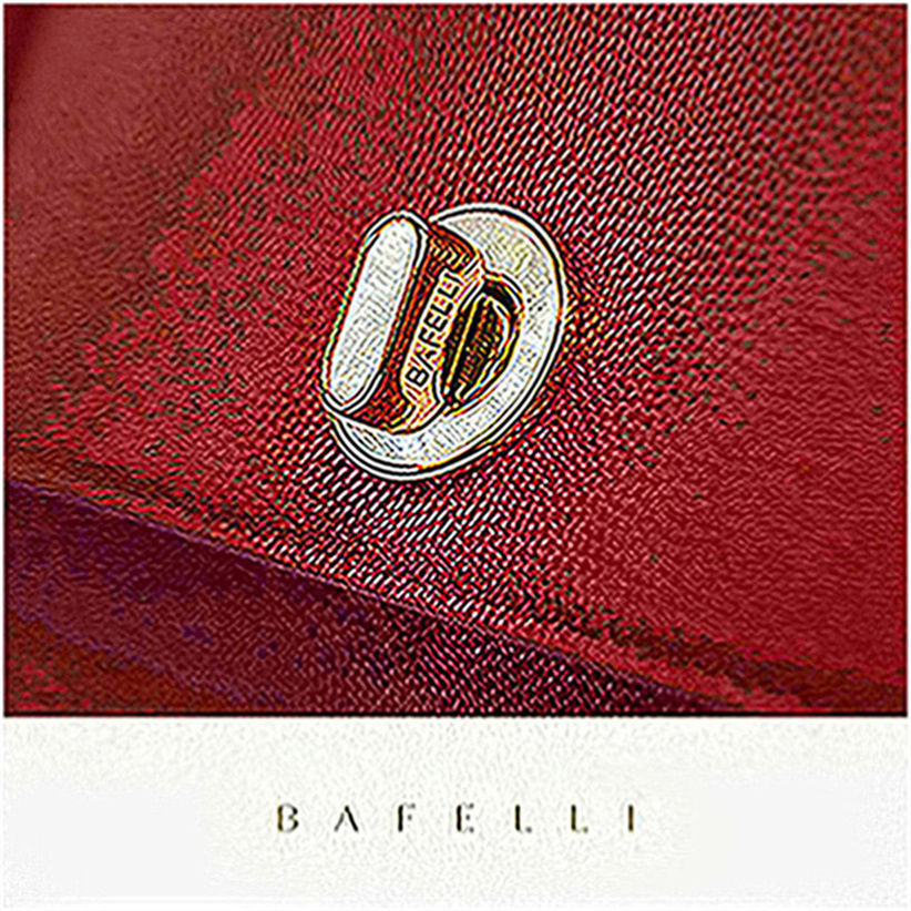 

B24 15-123 fashion Women Shoulder Bags Hand Printed tote bag Small new, Burgundy