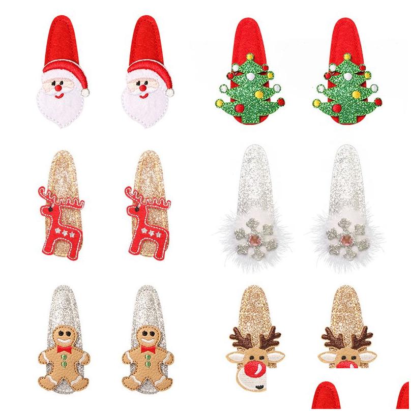 

Hair Clips Barrettes Christmas Cartoon Sequins Children Bangs Bb Clip Party Decoration Hairpin Ornaments Year Gift Drop Delivery J Dhz7T