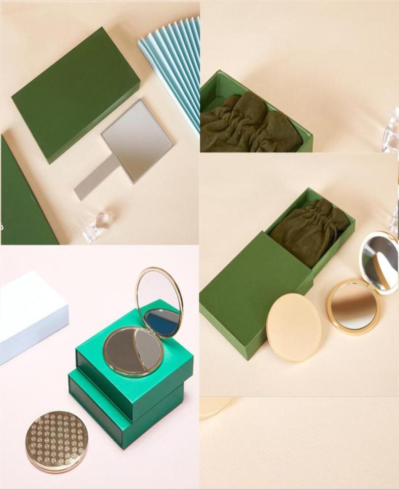 

EPACK Brand Designed Make Up Mirror Portable Female Folding Mirrors Present For Friends Classic With Hand Gift Box L2146559020