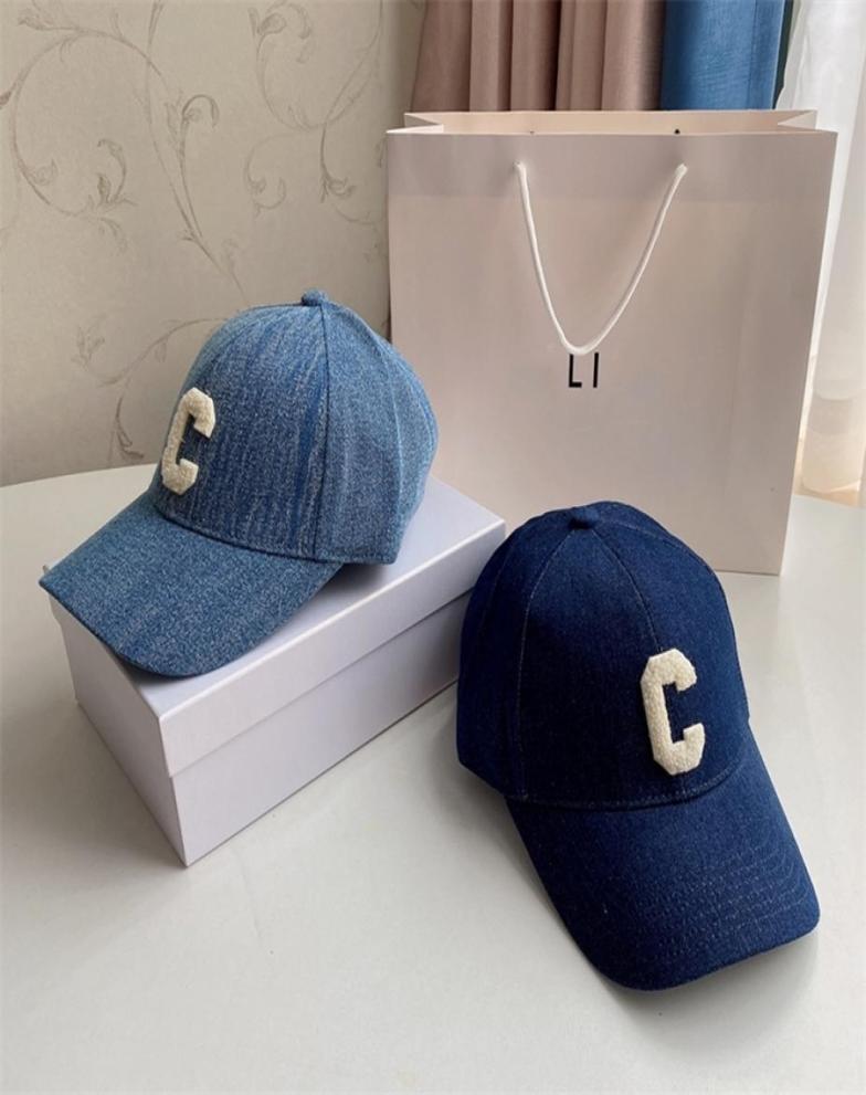 

Denim Baseball Cap Fashionable Men and Women Adjustable Letter C Denim Duck Tongue Cap Spring Summer Leisure Sunshade Hat 2205178391389, Green