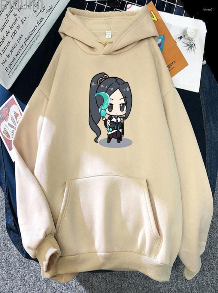 

Women039s Hoodies Cartoon Valorant Hoodie Unisex Streetwear 2022 SpringAutumn Clothes For Teens Felpa Moletom Aesthetic Lounge7192193, Lavender