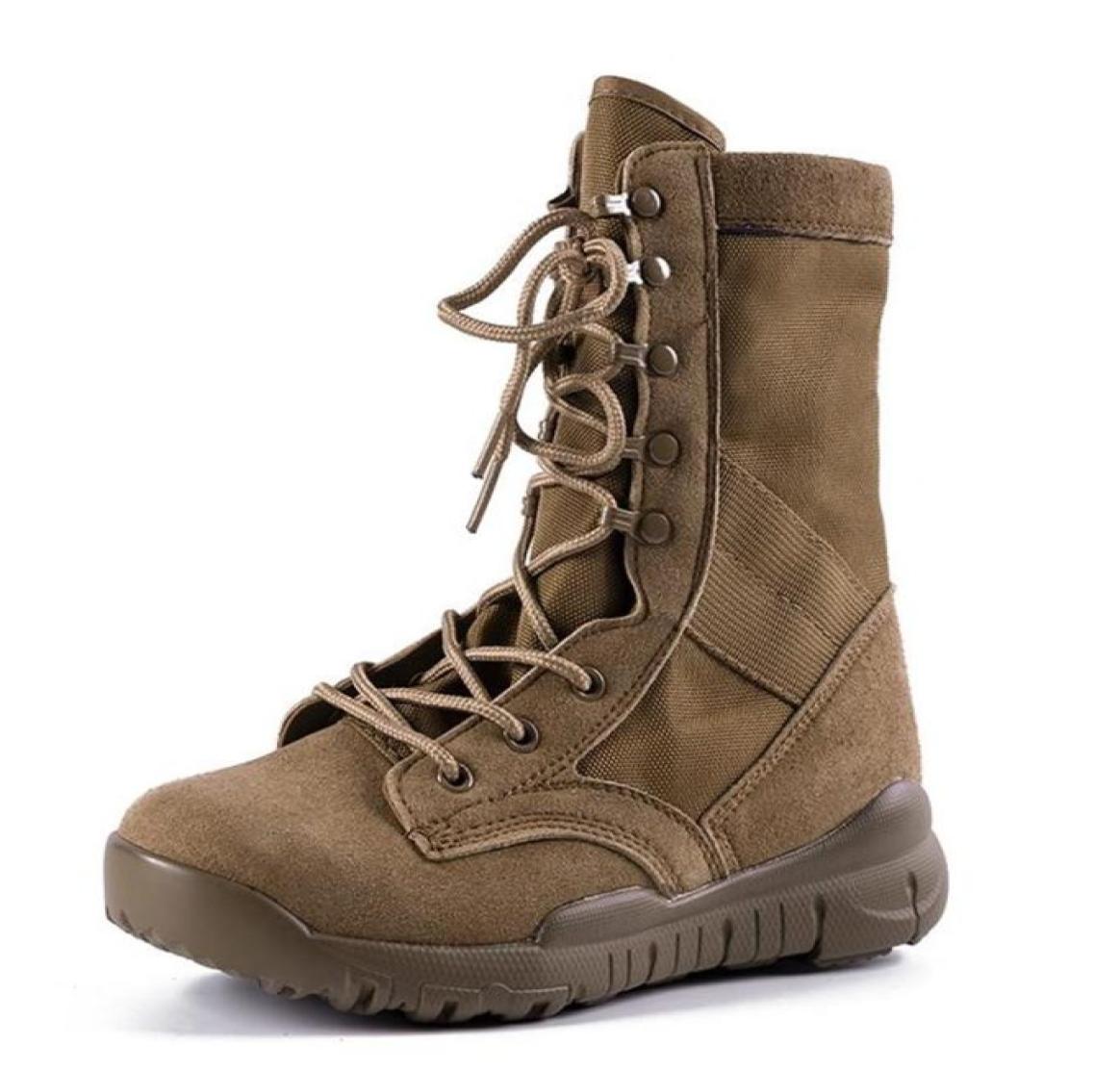 

Men Outdoor Sports Light Weight Hiking Shoes Military Tactical Boots Trekking Shoes Men Botas Desert Hiking Combat Boots4671271, Black