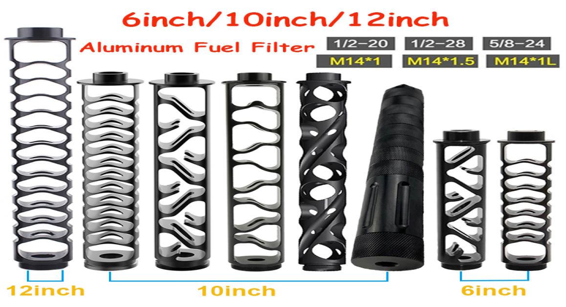 

12inch 10inch 6inch Car Fuel Filter 1228 5824 Single Core Aluminum Solvent Trap for NAPA 4003 WIX 24003 Filters9374202