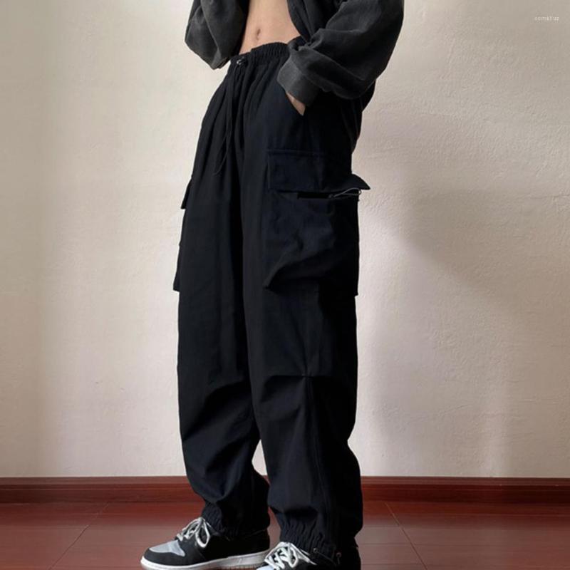 

Men' Pants Casual Tight Ankle Men' Loose Solid Color Daily Wear, Black