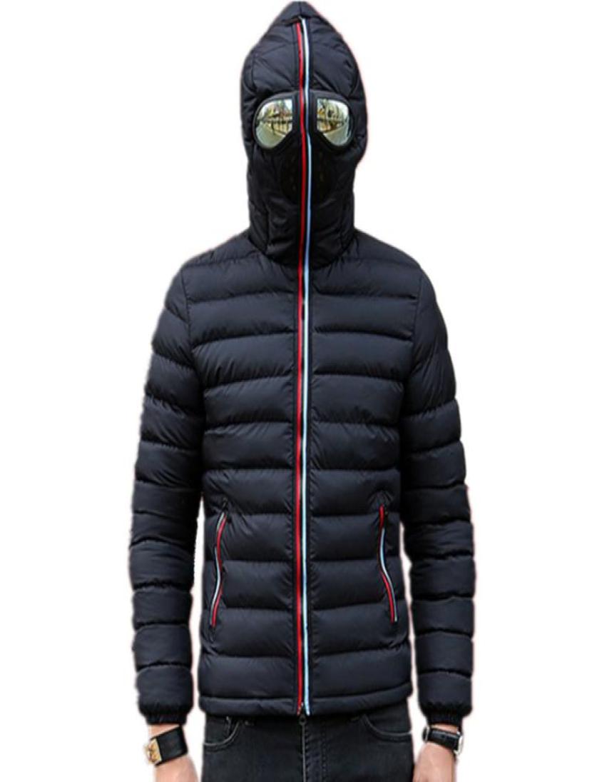 

Men039s Trench Coats Mens Warm Camperas Children Windproof Quilted Jacket Winter Jackets Men Parkas With Glasses Padded Hooded 8251357, Red