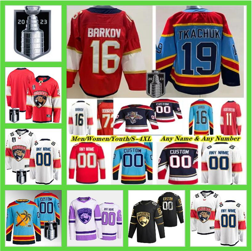 

Matthew Tkachuk Florida Hockey Jerseys Aleksander Barkov Carter Verhaeghe MNHLa Brandon Montour Gustav Forsling Hornqvist Josh Mahura Sam Bennett Anton Lundell, Color