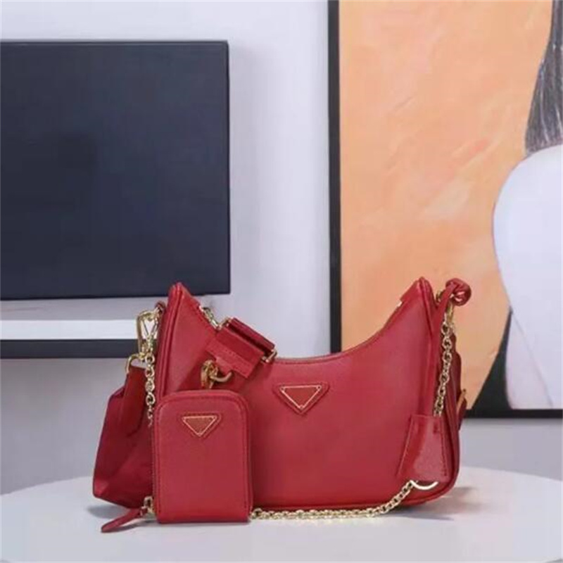 

High Quality leather Designers bags Women's Bag Luxurys handbags hobo purses handbag crossbody shoulder channel totes fashion Wallet three in one triangle bag