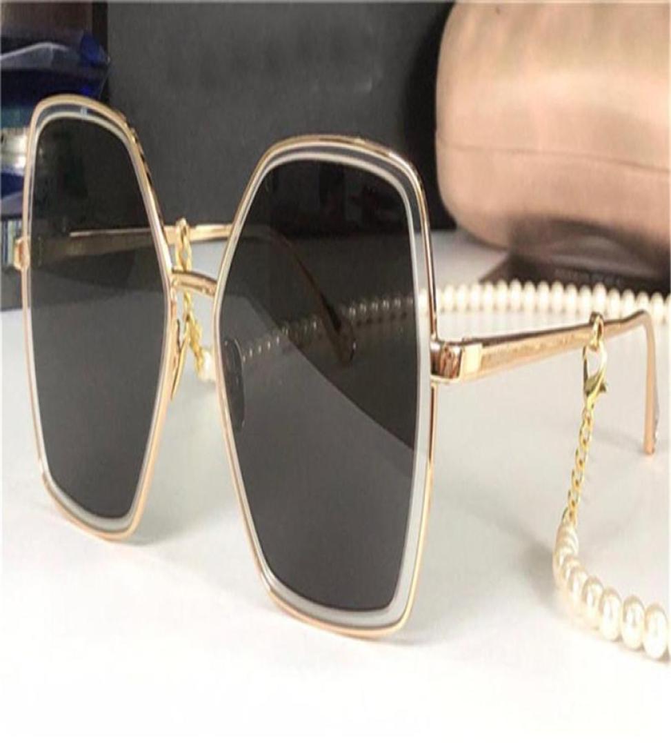

New designer ladies sunglasses 4262 square simple frame with chain glasses popular style top quality UV UV400 outdoor whole ey2972736