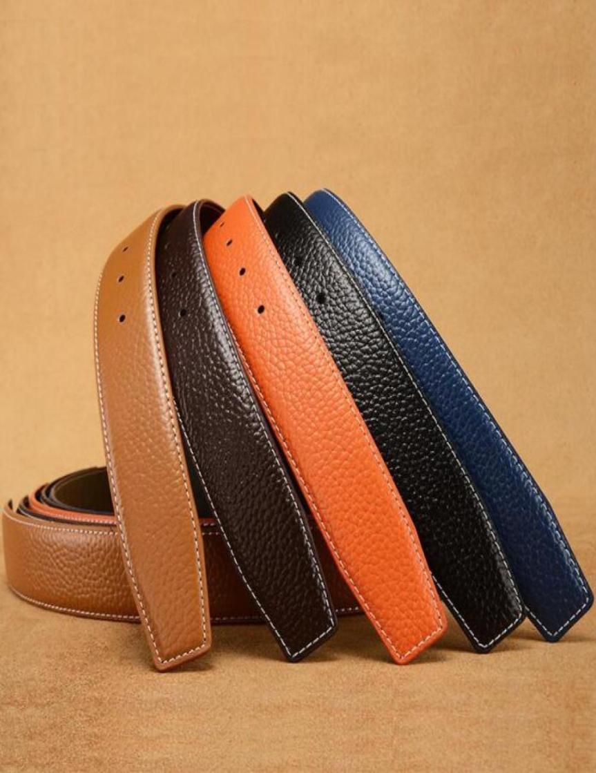 

Classic Men Designer Belt fashion casual letterPlate buckle smooth womens mens leather belt width 38cm with orange box size 10516814128, Black