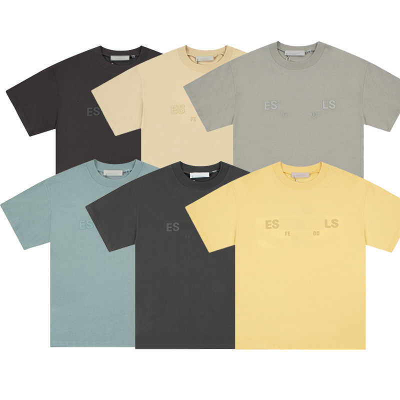 

Essentiel Tees T-shirts Essent Luxury Designer Clothing American Fashion Loose Short Sleeve Essentail Tshirt for Men and Women W7xa