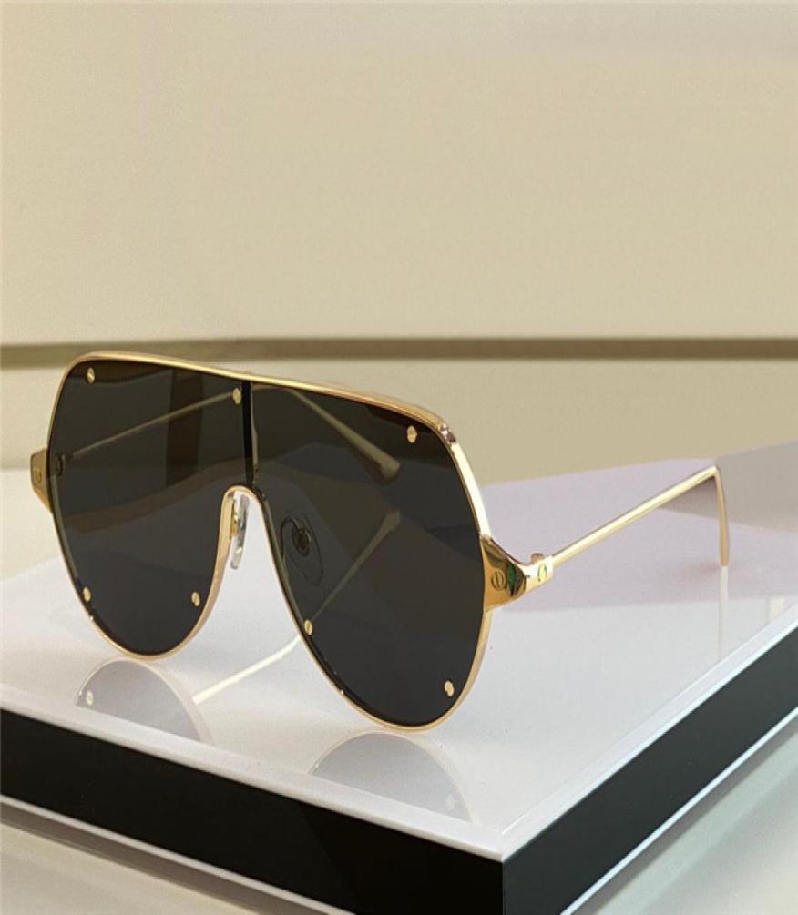 

New fashion design sunglasses model 0342 pilot metal frame one piece lens simple and popular style outdoor uv400 protection glasse1476999