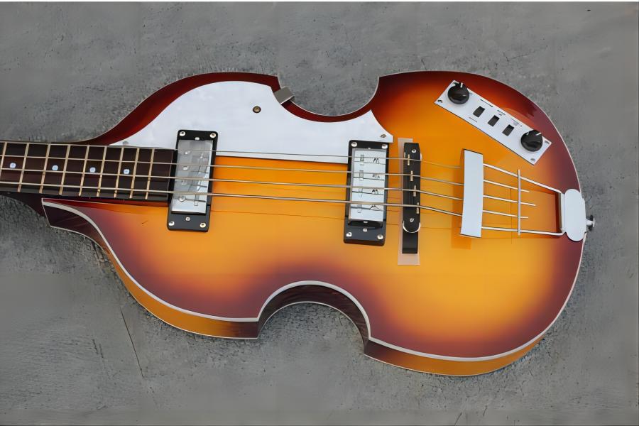 

China Guitar Factory custom sunburst 4 string violin BB2 bass electric free shipping258