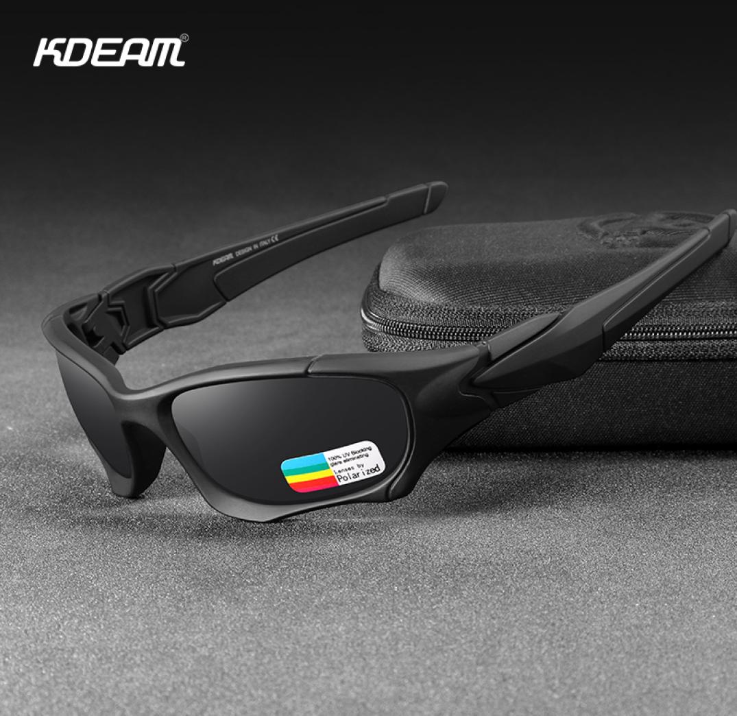 

KDEAM Outdoor Sports Polarized Sunglasses Men Curve Cutting Frame StressResistant Lens Shield Sun Glasses Women KD0623 Y2006197744153
