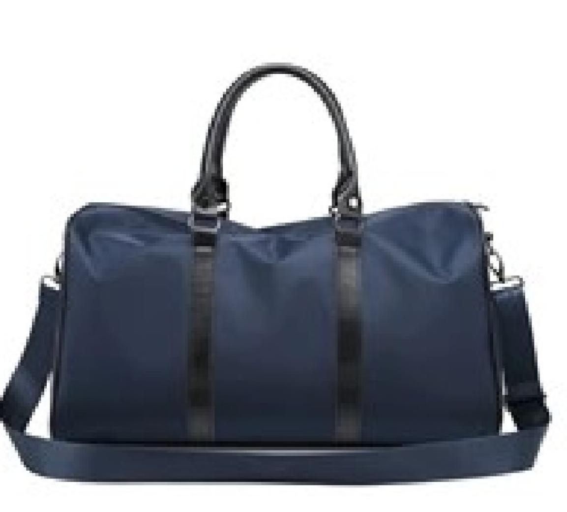 

45cm 50cm 55cml classic men women Travel Luggage Bag High Quality Bland travel bag real genuine leather shoulder totes3472792, Black