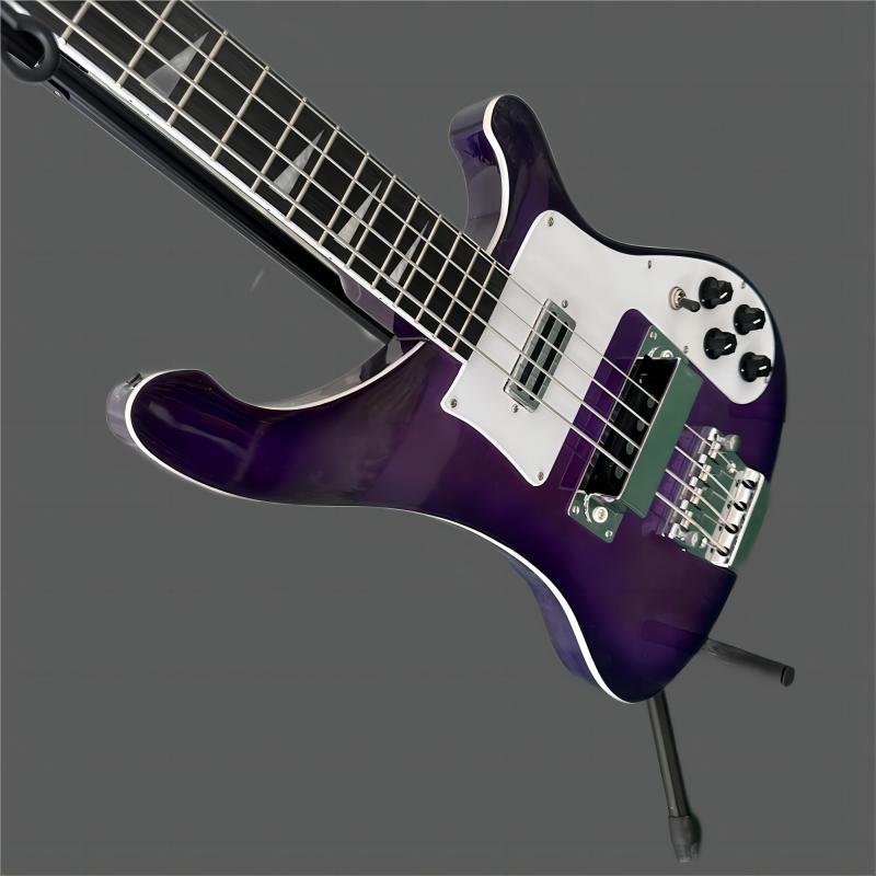 

Chinese OEM RICK 4003 Electric Guitar bass with Chrome hardware 4-string 22 shipping free shipping