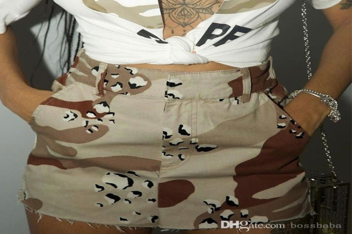 

Womens Camouflage Tassel Pocket Zip Skirt Spring Summer 2022 New Fashion Lady Clothing XSL6870434, Khaki