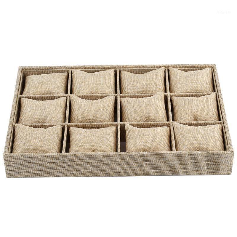 

Watch Boxes Cases Slots Pillow Style Jewelry Bracelet Display Tray Box Necklace Earring Container Case Organizer Gift 2022 Drop De Dhbvj