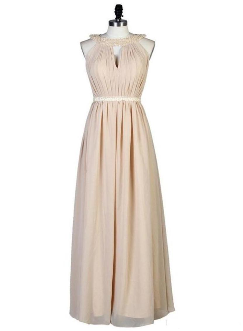 

2018 Vestido De Festa Elegant Chiffon Off the Shoulder ONeck Evening Dresses Sequined Sashes Prom Party Dresses Vestido Longo2282923, Fuchsia