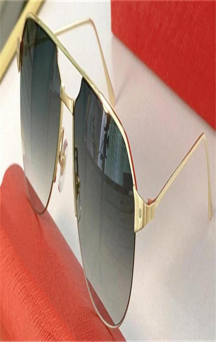 

Selling fashion design sunglasses 0230S classic pilot metal halfframe simple and generous style top quality outdoor uv400 protect2536159