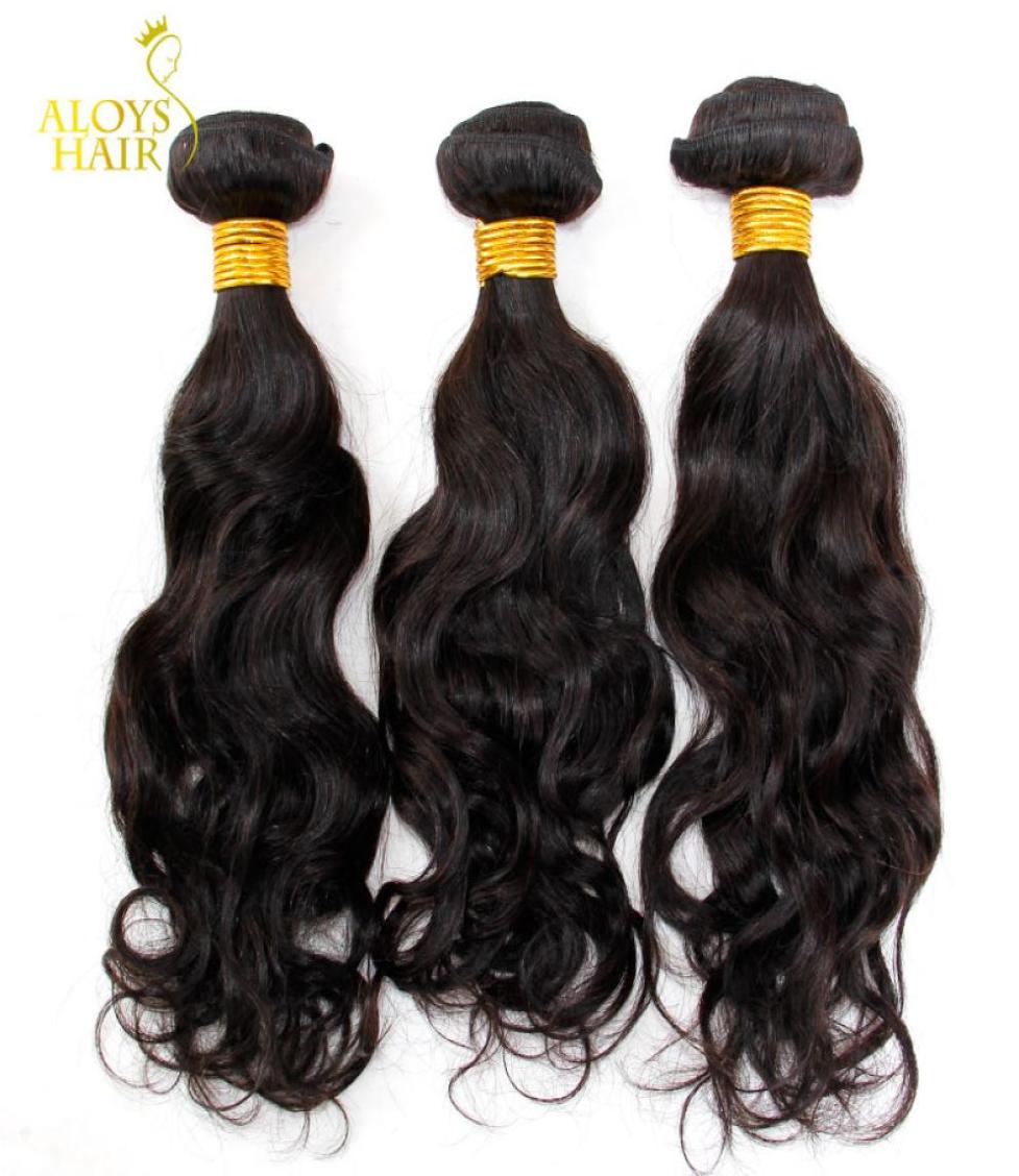

Mongolian Water Wave Virgin Hair Extensions 3 Pcs Lot Unprocessed Virgin Mongolian Natural Wave Remy Human Hair Weaves Wavy Bundle2937899, Natural color