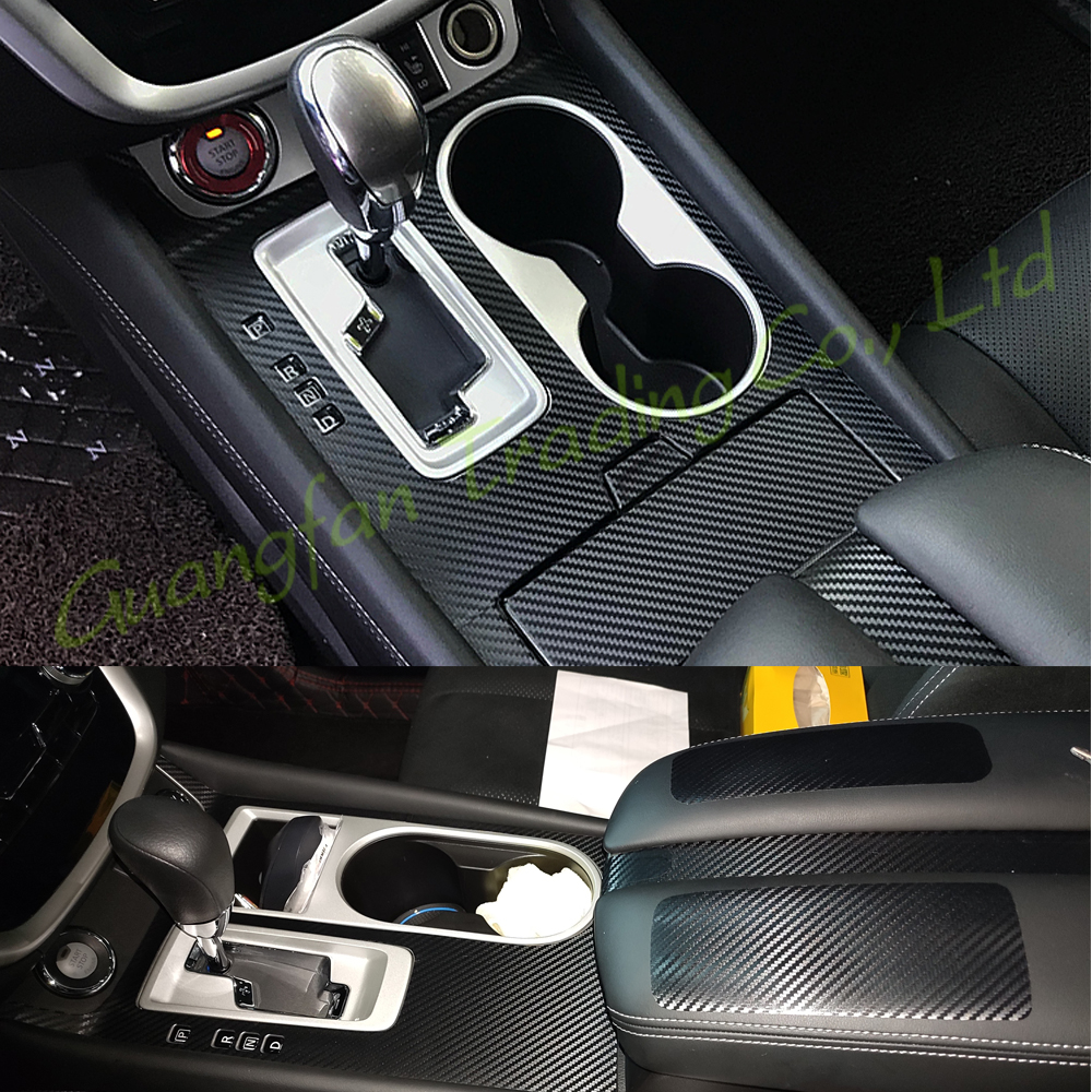 

3D/5D Carbon Fiber Car Interior Center Console Cover Color Change Molding Sticker Decals For Nissan Murano 2015-2021, Style a