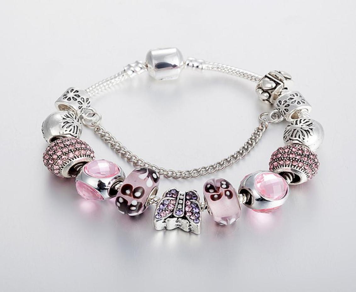 

High quality Strands DIY bracelet wave ball set with diamond butterfly cross beaded ornaments8464874