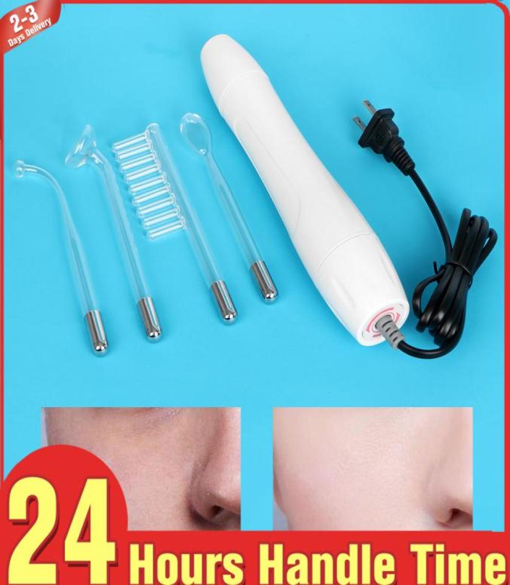 

Violet High Frequency 4 Electrodes Skin Facial Beauty Care Spot Remover Machine Violet Face Lifting Portable Device for H4248876