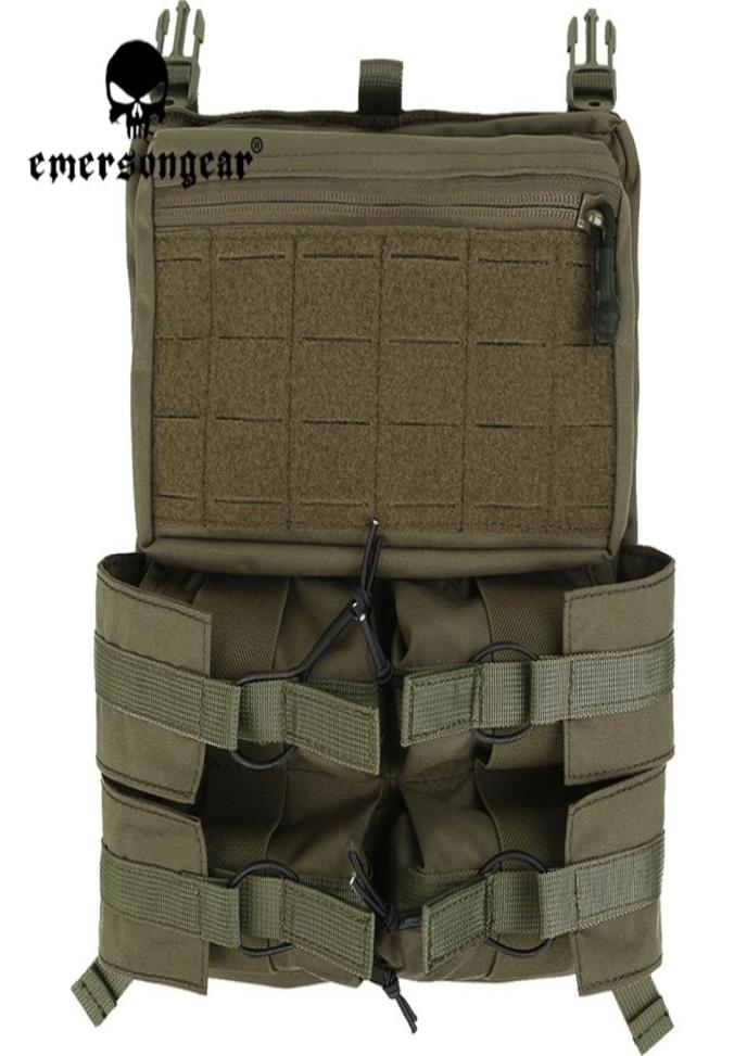 

Emersongear Emerson Lightweight Banger Back Panel Loop Hoop Molle System for Tactical 420 Vest Airsoft Hunting CS Game 2012153056497, Clear