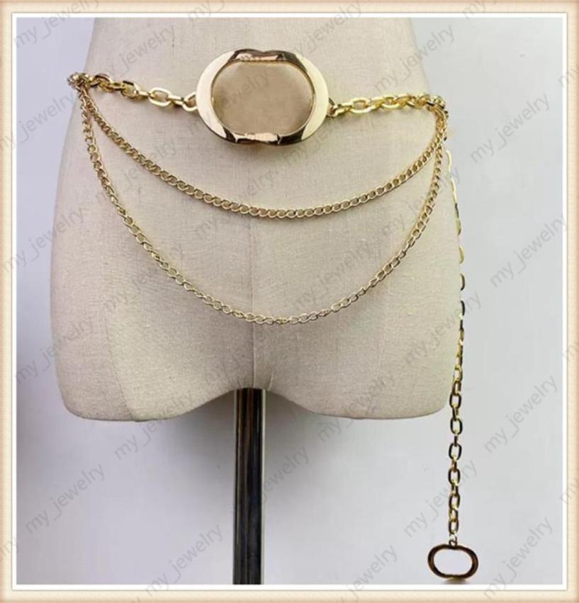 

Womens Chain Belt Chains Waistband Designers Belts Women Brand Belt Dress Hook Golden Classic Letter Buckle Luxurys Waist Girdle A8534606, Black
