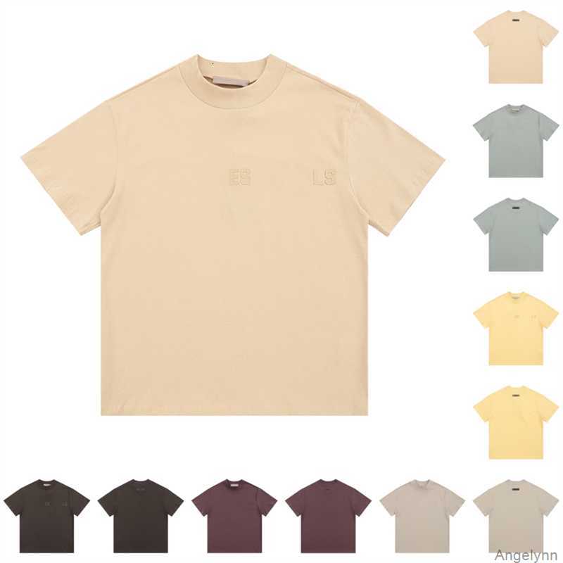 

Essent Men Tees T-shirts Fashion Clothing 2023ss American Trendy Brand Essentail Short Sleeved Tshirt Loose Casual Shirt Mens Womens Essentiel Tshirts 6uu7