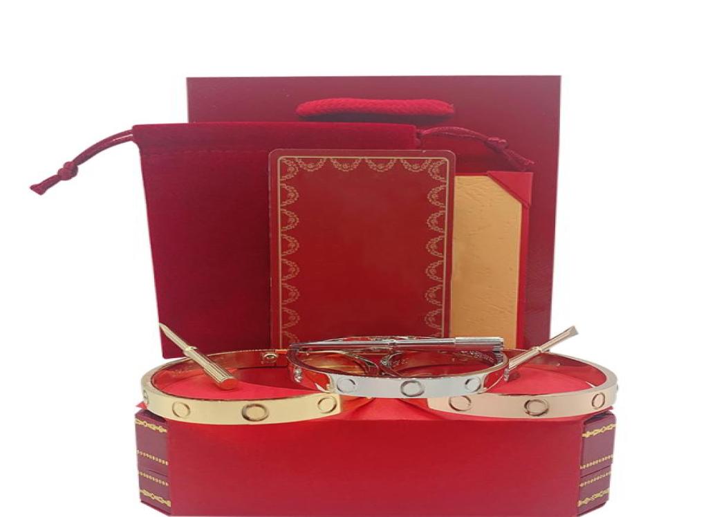 

Designer bracelet stainless steel ladies Bangle screwdriver disassembly men039s Valentine039s Day gifts for his girlfriend f4974181