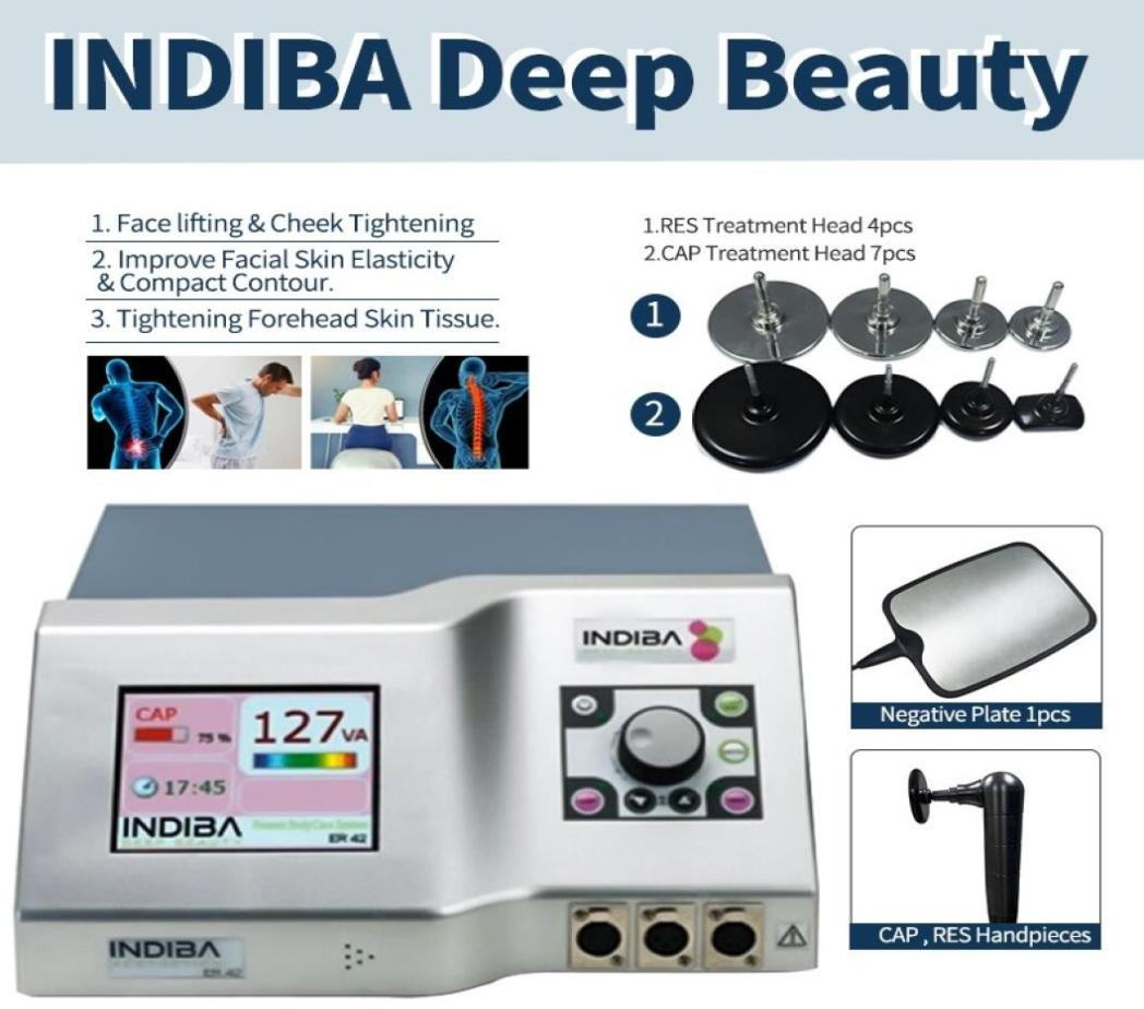 

INDIBA Deep Slimming Deep Beauty Proionic Body Care System CE Approved High Frequency 448KHZ on 9074090